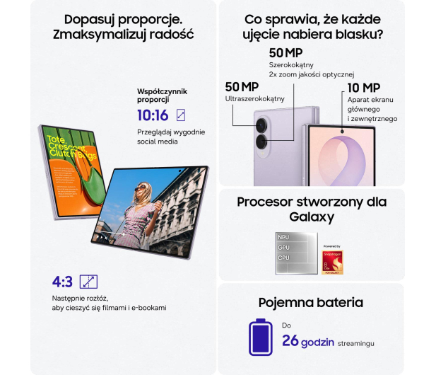 Samsung Galaxy Z Fold8 16/1TB Grafitowy - 1549407 - zdjęcie 5